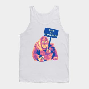 Save The Orangutans Tank Top